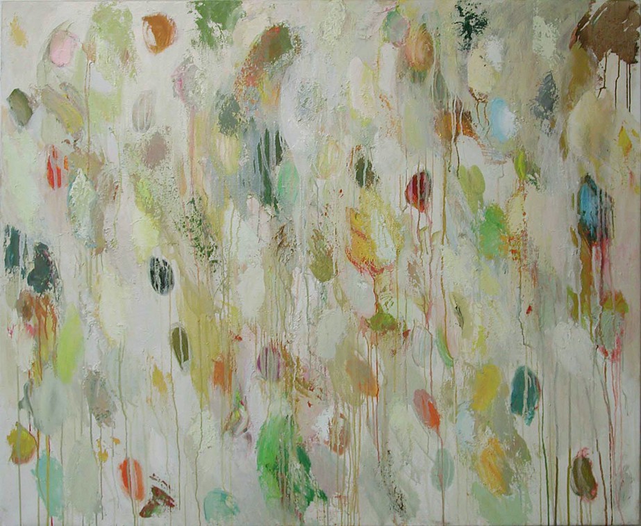 Flowerpainting 2009 96x116 cm